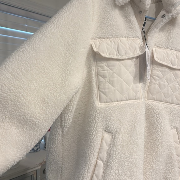 ALO Yoga White Teddy Jacket - Picture 8 of 9